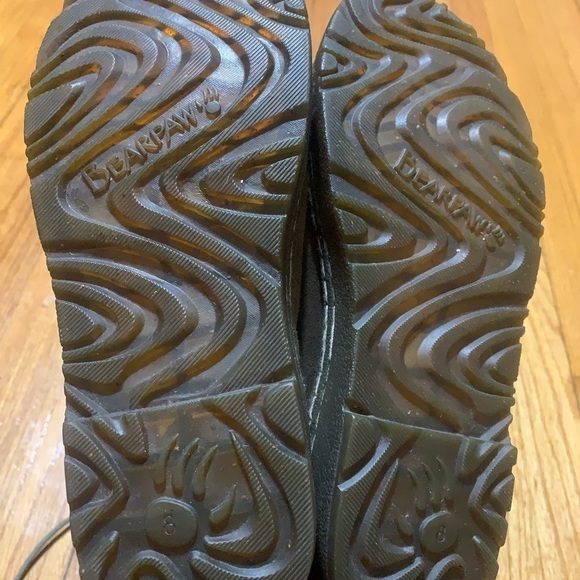 BEARPAW SIREN 1235W Suede Leather Shearling Fur Lace Up Boots Women’s 8 - Picture 7 of 11